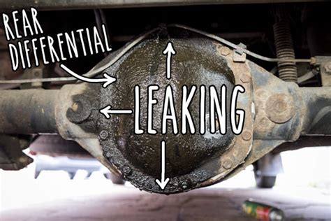 differential leaking oil|How To Fix a Rear Differential Leak 